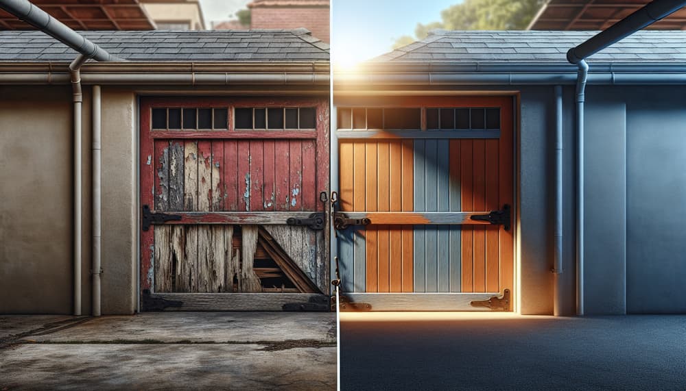 Garage door work in Bellevue