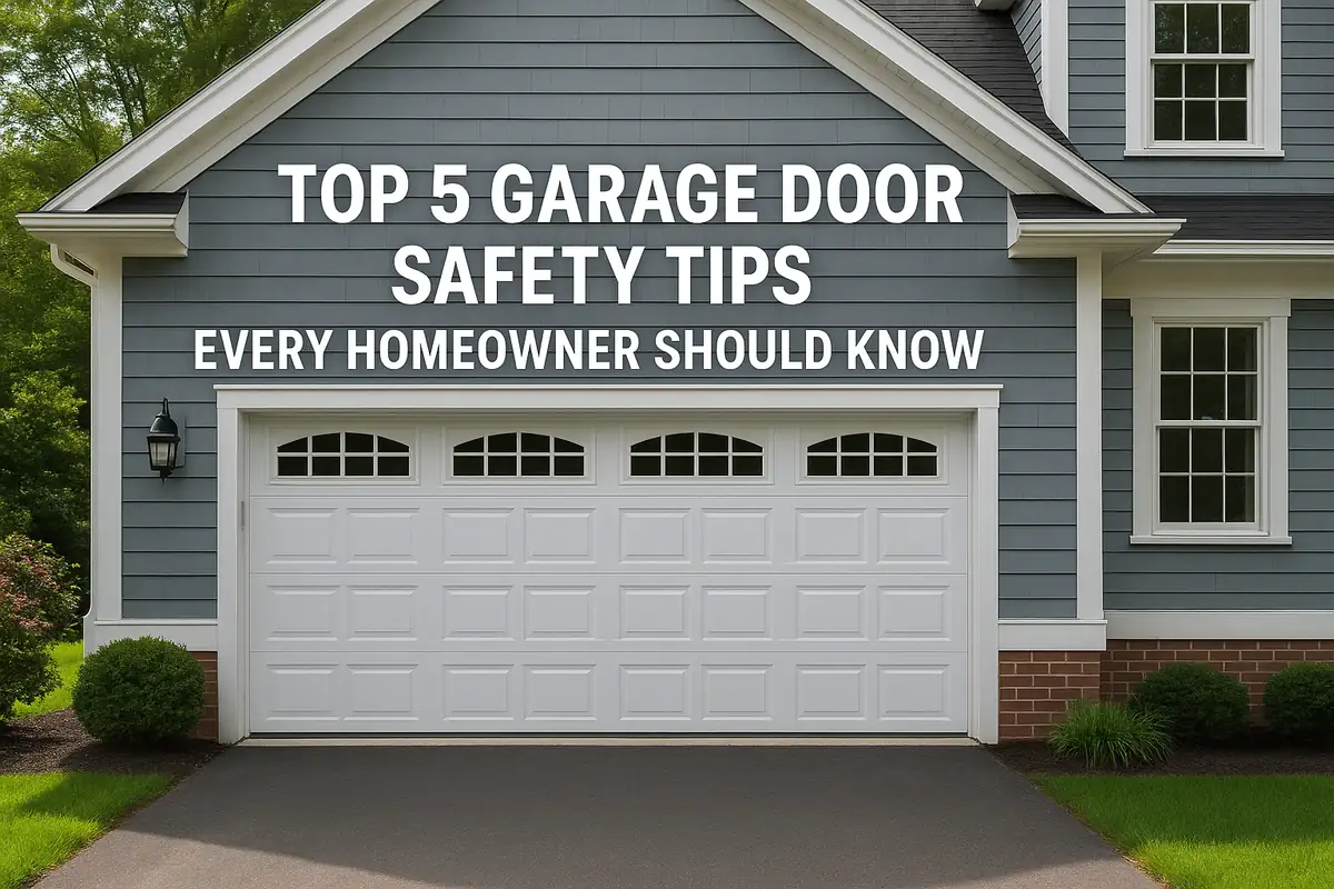 Top 5 Garage Door Safety Tips Every Homeowner in Bellevue Should Know