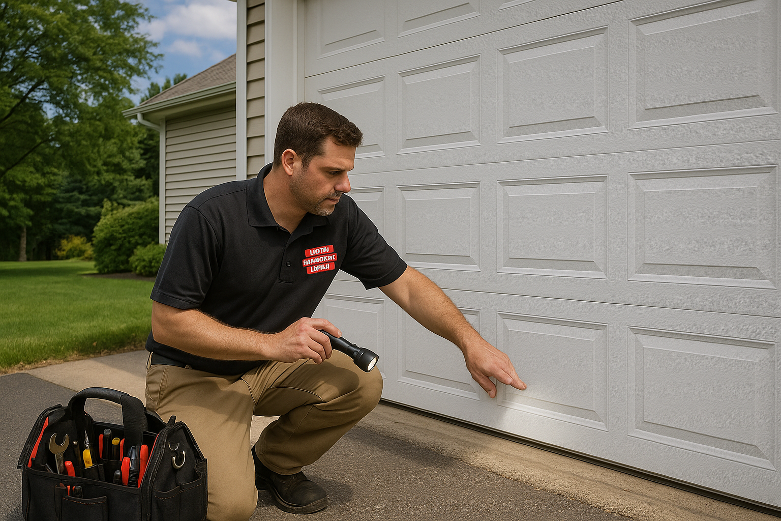 Garage door work in Bellevue