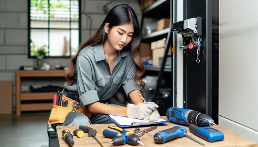 Garage door work in Bellevue